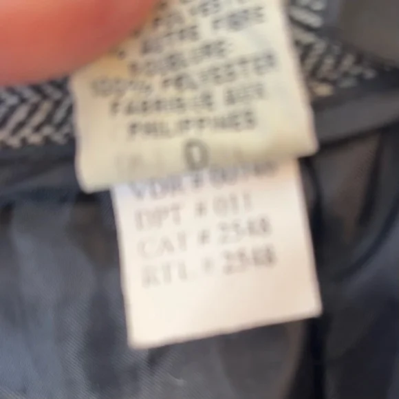 Vintage Eddie Bauer Wool Herringbone Wide Leg Trouser Pants Academia Heritage 8 - Picture 13 of 14